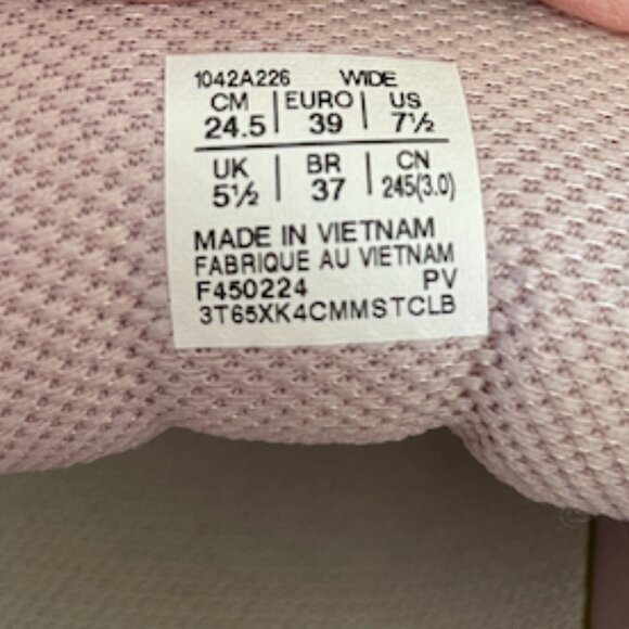 Asics Gel-Resolution 9 Women's 7.5 Wide Watershed Rose/White LIKE NEW CONDITION - Picture 9 of 9